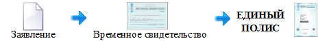 Получение полиса единого образца